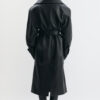 Delani leather coat
