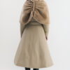 Cape made of thick, rich wool