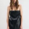 Tuba leather dress