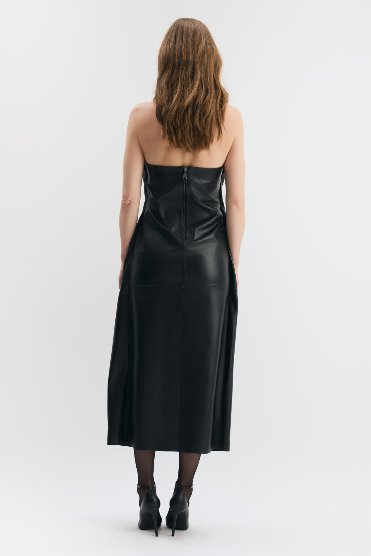 Tuba leather dress