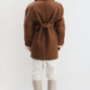 Chloe Shearling Coat in Caramel