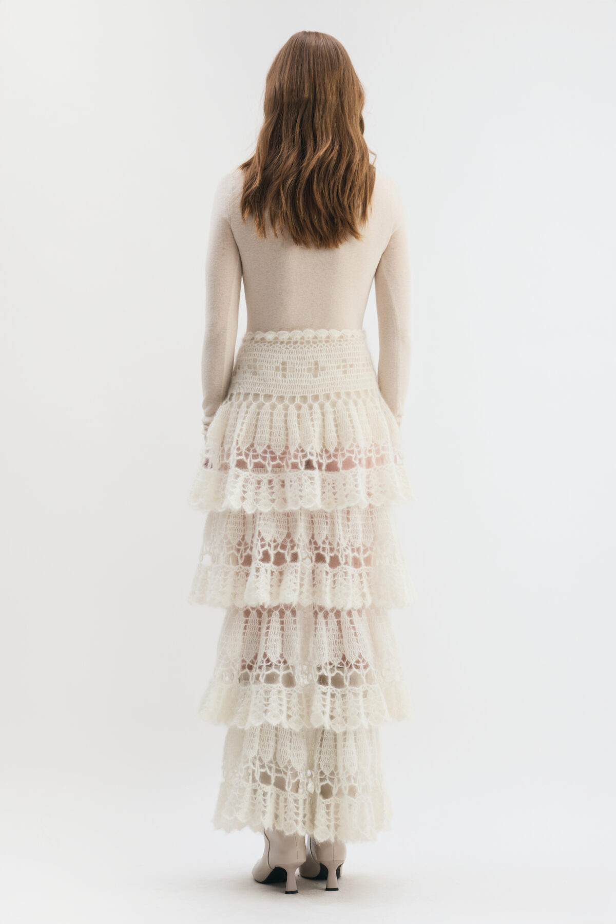 Lua hand-knitted skirt