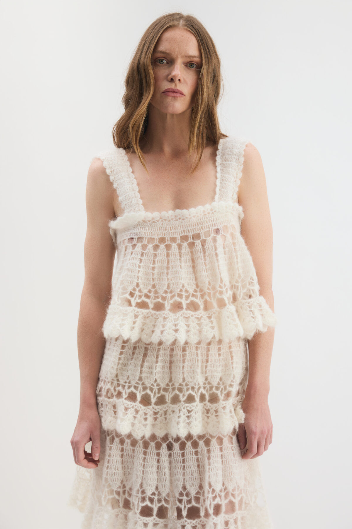 Palais hand-knitted dress