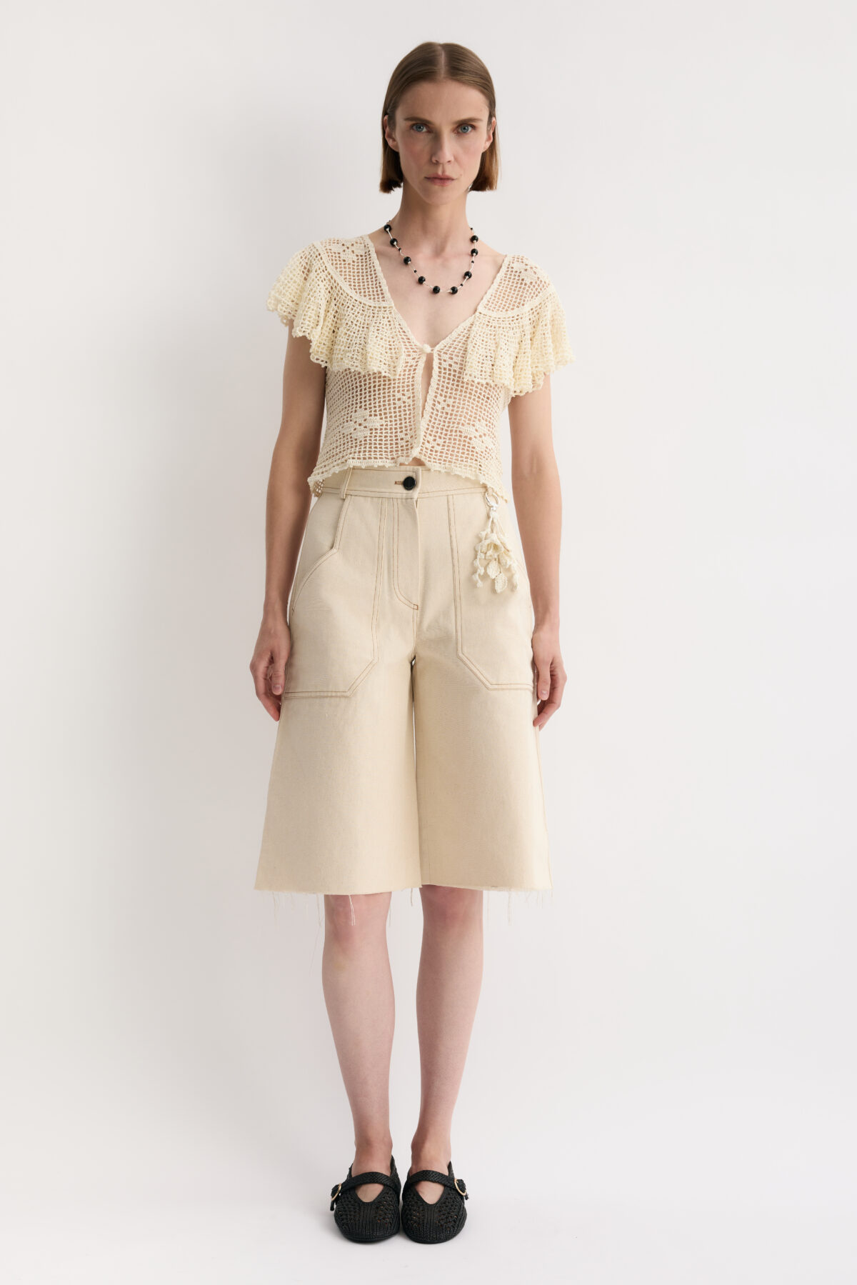 KA_10047 Top Pola robiony na szydełku