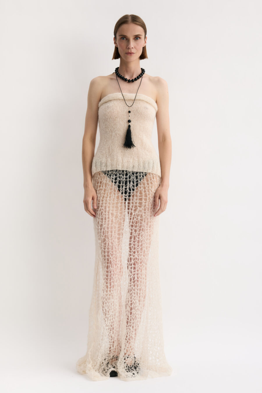 KAREN ARCANJO Top ręcznie robiony