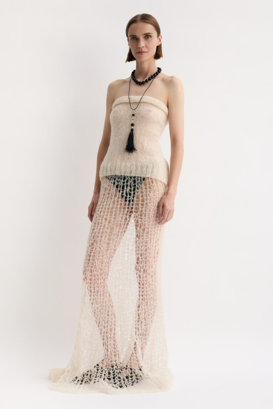 KAREN ARCANJO Top ręcznie robiony