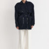 KAREN ARCANJO zamszowa kurtka midi