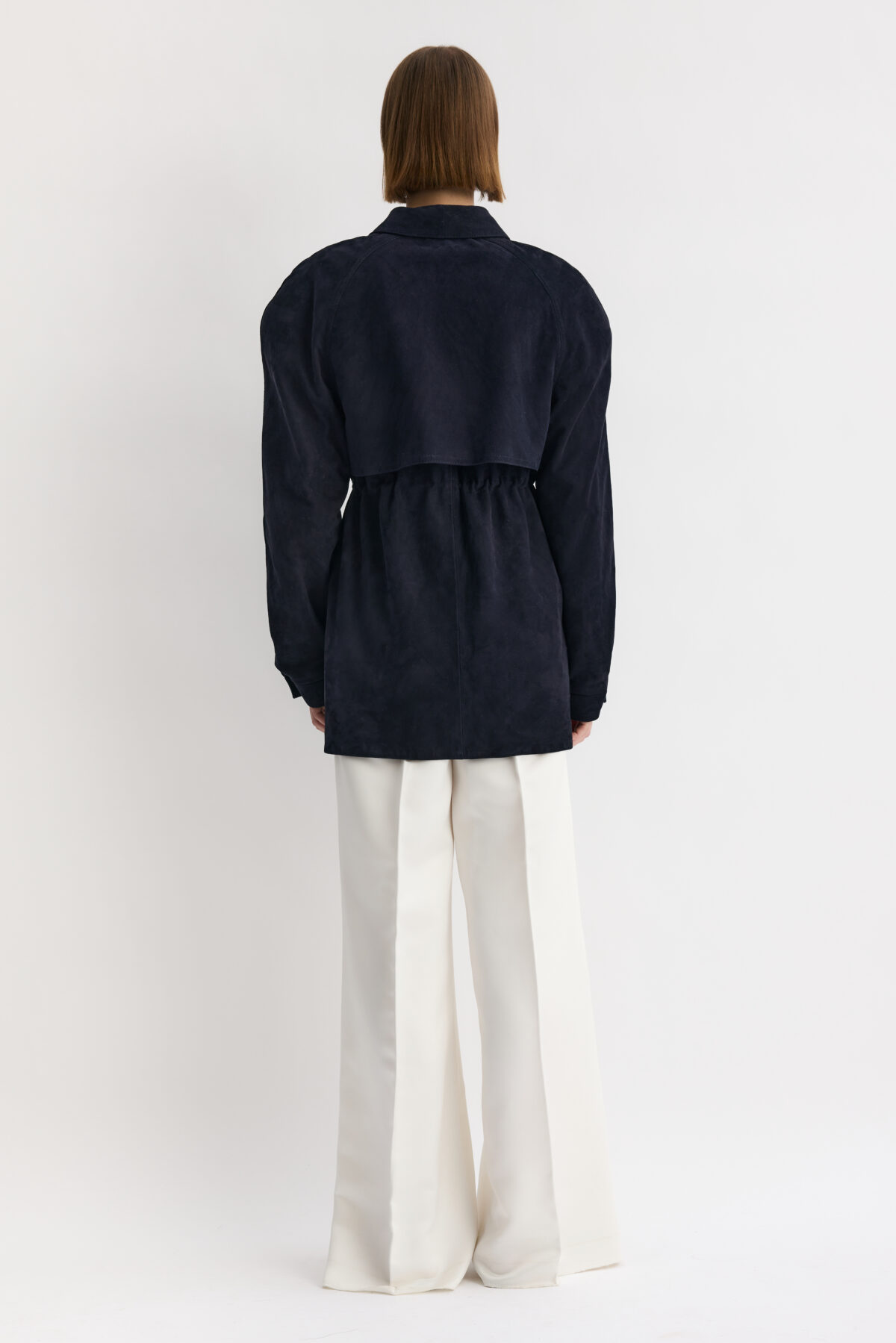 Zamszowa kurtka Tyla