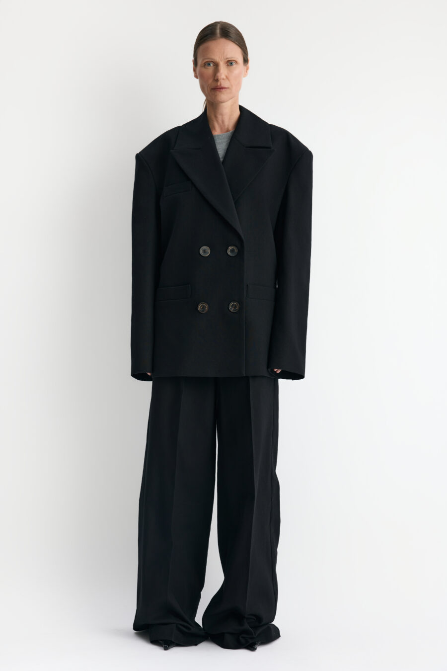 Karen Arcanjo wełniana marynarka oversize